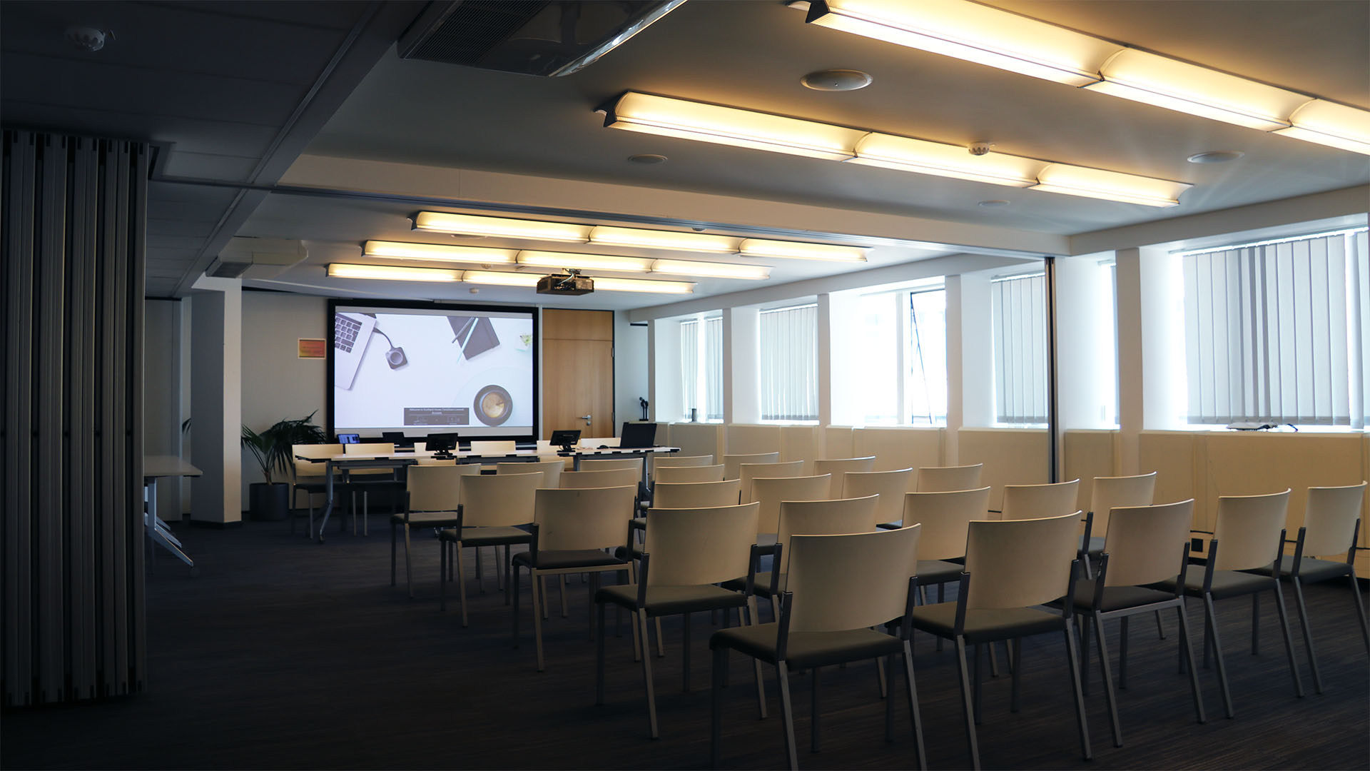 Conference Center with Laser projection AV Application